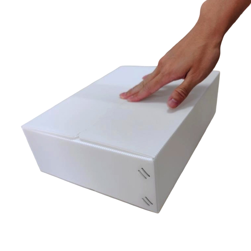 Stapelbare kleine rechteckige PP-Wellplastikbox