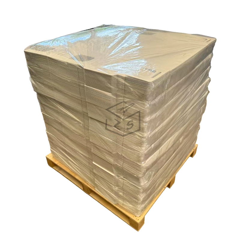 Atmungsaktive perforierte Nuc-Box aus gewelltem Kunststoff