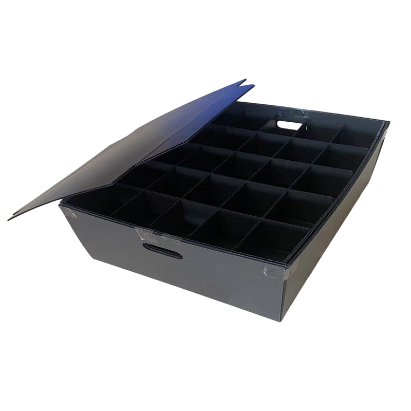 Geteilte Sortierbox für Coroplast PP-Hohlplattenhardware