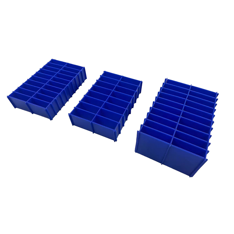 Geteilte Sortierbox für Coroplast PP-Hohlplattenhardware