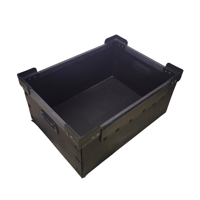 Wiederverwendbarer wasserdichter PP-Wellbehälter mit Handgriff