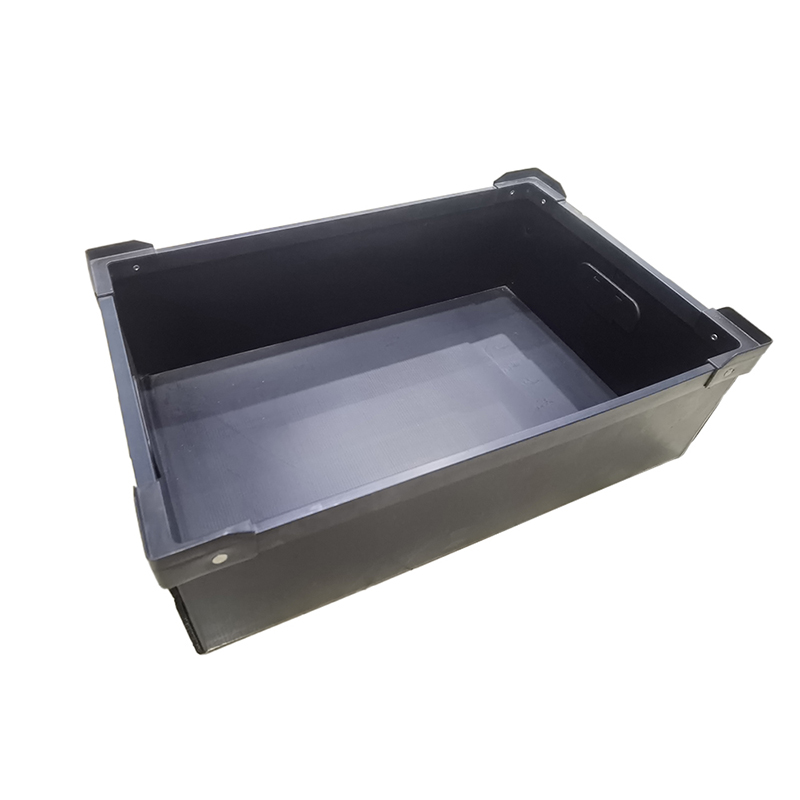 Wiederverwendbarer wasserdichter PP-Wellbehälter mit Handgriff